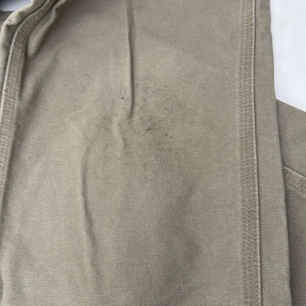Carhartt Size 31X30 Men's Tan Carpenter Thrashed Work Pants Stained Knees